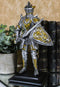 Royal Dragon Order Medieval Swordsman Knight Figurine Suit of Armor Coat Of Arms