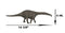 14"L Realistic Jurassic Era Sauropod Dinosaur Gigantic Brontosaurus Figurine