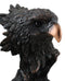 Patriotic American Bald Eagle Bust Bronze Electroplated Resin Figurine With Base