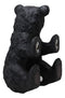 Ebros Large Stinky Stool Pooping Black Bear Toilet Paper Holder Figurine 13.5"Tall Powder Room Bathroom Wall Decor Plaque For Rustic Cabin Hunting Lodge Animal Bears Sculpture