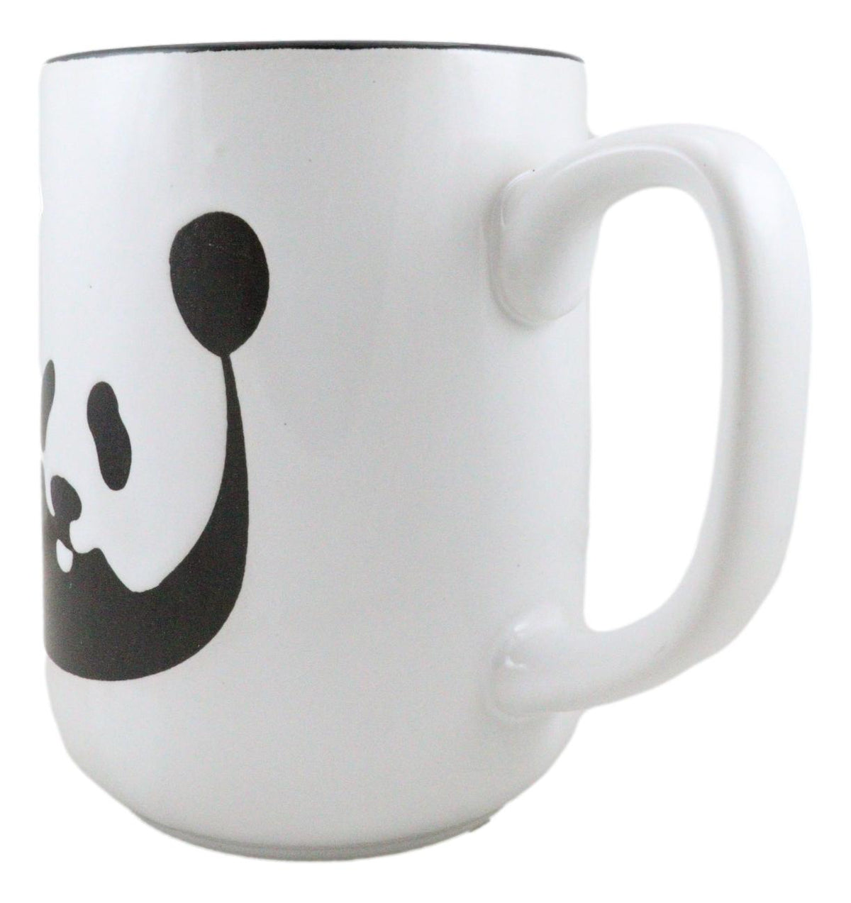 Giant Panda Bear Abstract Silhouette Art Ceramic Coffee Tea Mug Drink Cup 18oz