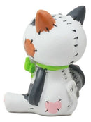 Ebros Furrybones Stitched Doll Calico Cat Skeleton Figurine 3"H Cat Mao Mao