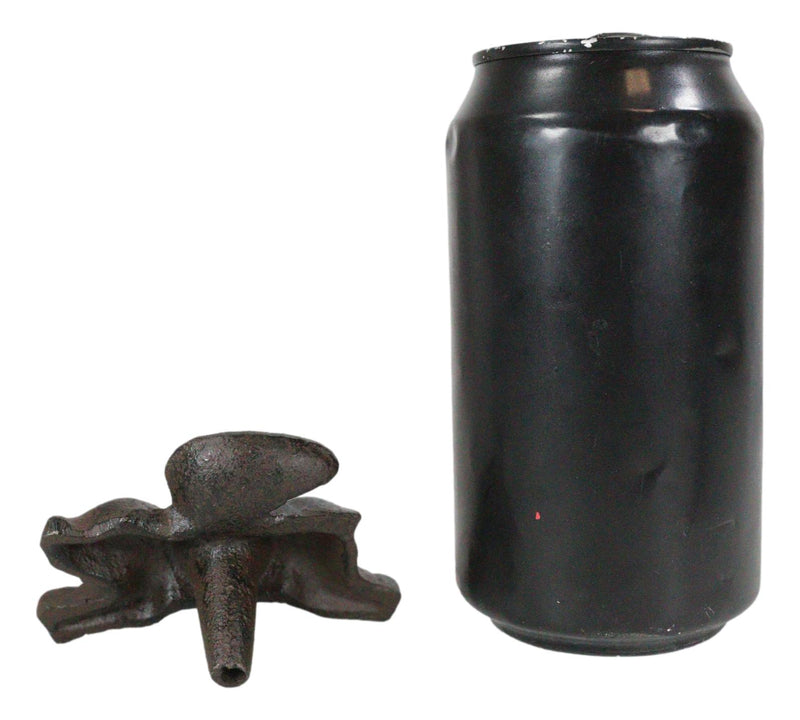 Pack of 6 Cast Iron Rustic Country Flying Pigs Cabinet Dresser Drawer Door Knobs