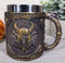 Norse Mythology Viking God Odin Alfather Coffee Mug 13oz Resin Drink Cup Tankard