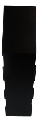 Gothic Vampire Black Coffin Casket Wine Glasses Bottles Rack Shelf Holder Stand