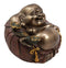 Large Lucky Buddha Zen Monk Of Wealth Prosperity Hotei Dharma Figurine Talisman