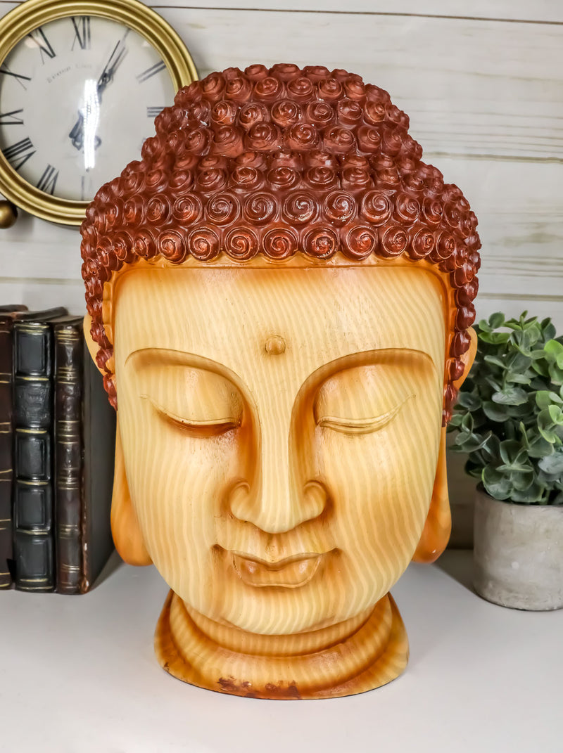 Ebros Large Feng Shui Shakyamuni Buddha Gautama Head W/ Ushnisha Statue 11.75"H