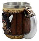 Ebros Pirates of Caribbean Captain Hook Skull W/ Cross Swords Coffee Mug 12oz