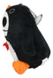 Furry Bones Skeleton North Pole Penguin With Red Bow Tie Small Toy Plush Doll