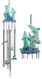 Sea World Three Dolphins Launching Above Water Wind Chime Marine Life Nautical