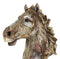 Faux Driftwood Equine Beauty Mustang Horse Head Desktop Plaque Sculpture 8.25"H