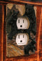 Ebros Set of 2 Novelty Woodland Rustic Forest Black Bear Mother And Cubs Family Wall Electrical Cover Plate 3D Hand Painted Resin Western Bears Home Decor Accessory (Double Receptacle Outlet)