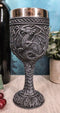 Ebros Celtic Knotwork Rune Celestial Moon Dragon Wine Goblet Chalice Cup 6oz