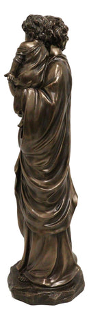 Large Saint Joseph Carrying Child Jesus Decor Statue 24"H Holy Family Figurine