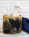 Rustic Mountain Black Mama Bear & Cubs Toothbrush Toothpaste Holder Organizer