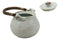Ebros Japanese Sakura Pastel Blue Plum Cherry Blossom Porcelain Tea Pot And 4 Cups Set