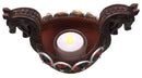 Ancient Viking Longship Candle Holder Figurine Nordic Viking Age Tea Light Decor