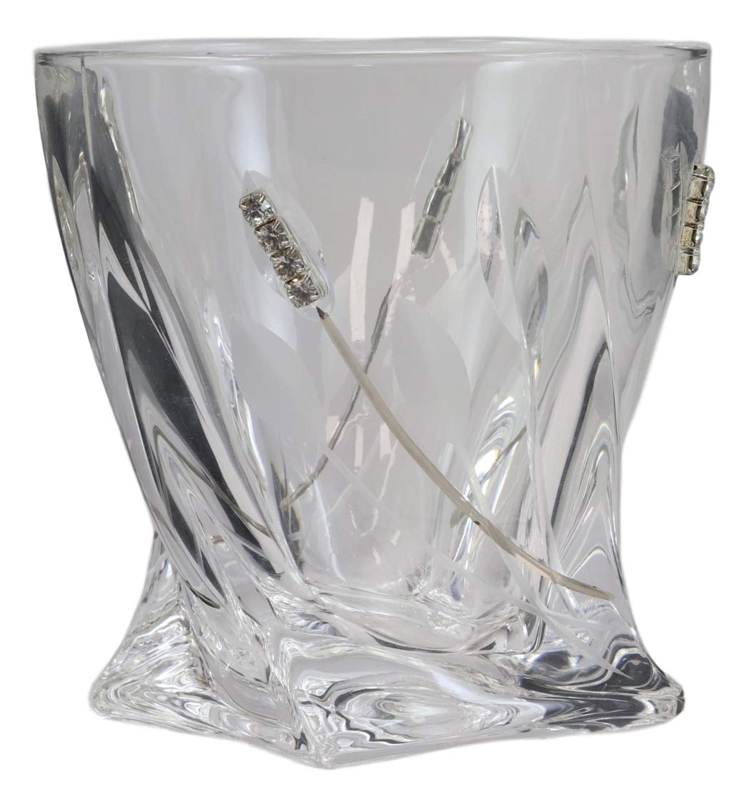 7 Piece Whiskey Scotch Brandy Set Elegant Clear Glass Decanter And DOF Glasses - Ebros Gift