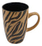 Ebros Ceramic Animal Totem Spirit Zebra Horse Stripes Print Drinking Beverage Mug 16oz Drink Coffee Cup