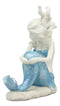 Ebros Lovesick Mermaid Sitting On Ocean Floor Statue 6.5" Tall Mermaid Figurine