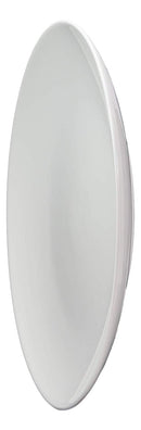 Ebros Pack Of 4 Kitchen Dining Modern Contemporary Sleek Design Natural White Porcelain Round Plates Restaurant Supply Dishwasher And Microwave Safe (10" Dinner Entree Serveware Plate)