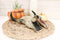 Western Turquoise And Red Teardrop Gems Mosaic Steer Cow Skull Decorative Box