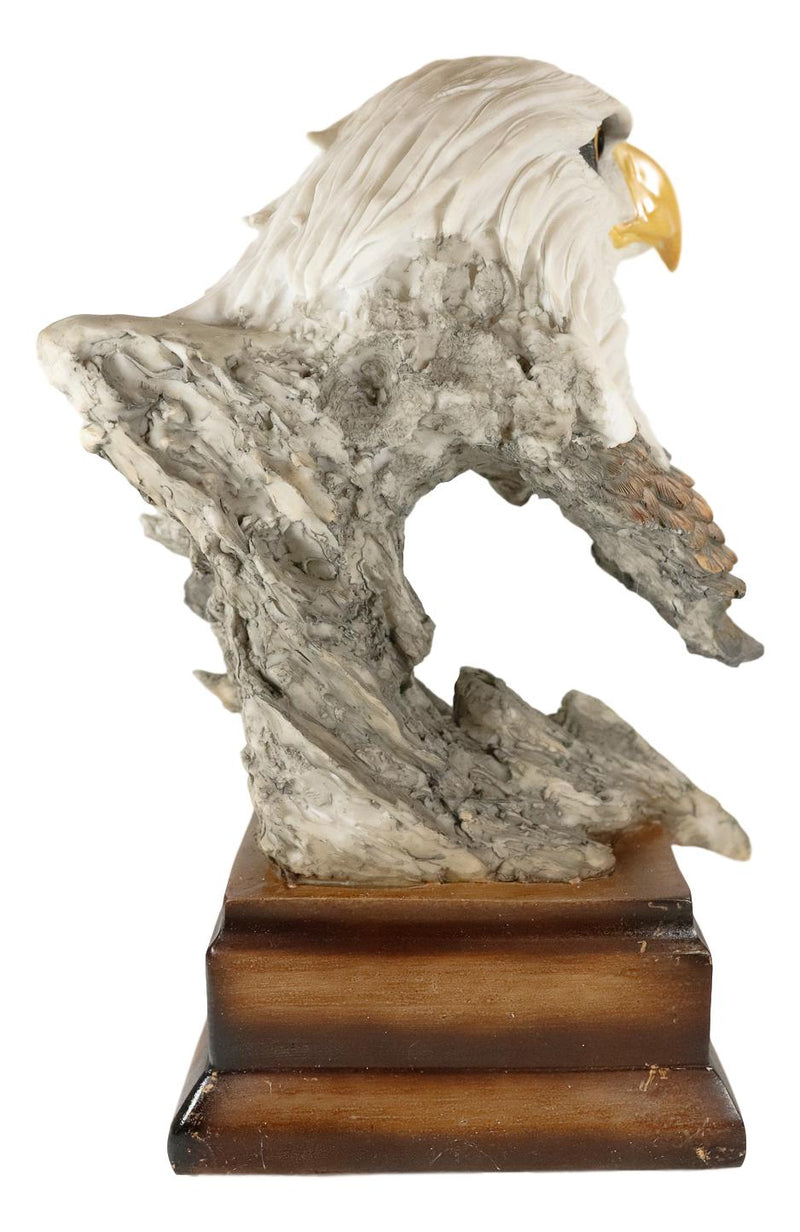 Ebros Large Glorious Surveyor Of Horizons Grand Bald Eagle Bust Statue Decor Figurine
