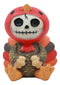 Ebros Furry Bones Pumpkin The Thanksgiving Turkey Gobbler Skeleton Figurine