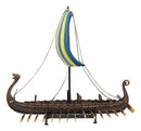 Ebros Scandinavian Viking Middle Ages War Ship Battle Longship Prototype Sculpture