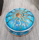 Ebros Greek Zodiac Constellations with Sun and Moon Lid Decorative Trinket Box