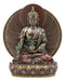 Ebros Bodhisattva Bhaisajyaguru Medicine Buddha Meditating On Lotus Throne 6"H
