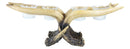 Wildlife Rustic Buck Deer Stag Entwined Antlers 4 Votives Candle Holder Figurine