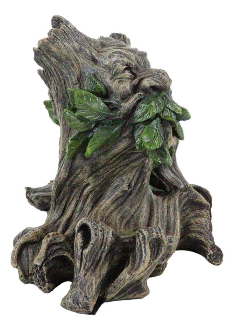 Ebros Celtic Forest Spirit Greenman Decorative Bookends Figurine Pair 5.5"H Set