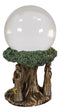 Triple Goddess Mother Maiden Crone With Celtic Tree Of Life Scrying Gazing Ball