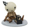 Ebros Eternal Friday 13th Birthday Celebration of Lucky The Skeleton Statue 3.5" Long The Unfortunate Luck of The Lightning Rocker Collectible Figurine