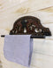 Cowboy Western Rustic Bootcut Scroll Lace Lone Star Wall Hand Towel Holder Roll