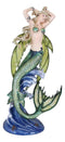 Large Nautical Ocean Dancing Mermaid Statue 26"H Goddess Venus Rising Figurine