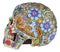 Ebros Colorful Day Of The Dead Floral Sugar Skull Statue Skeleton Head Sculpture