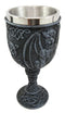 Ebros Winged Gargoyle Wine Goblet Chalice With Stainless Steel Liner 6oz Resin