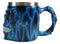 Ebros Legendary Thor Blue Lightning Thunder Bolt Skull Face Coffee Mug Cup 14oz