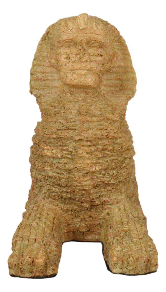 Egyptian World Wonder Great Sphinx Of Giza Androsphinx Sand Finish Figurine - Ebros Gift