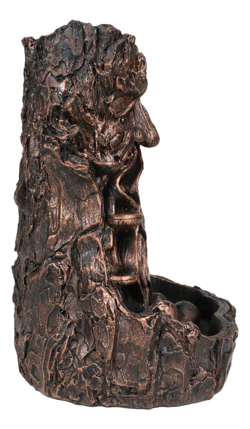 Greenman Tree Man God Forest Ent Waterfall Smoke Backflow Incense Cone Burner