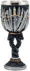 Ebros HBO Series Game Of Thrones Iron Throne Wine Goblet and Tankard Mug Set