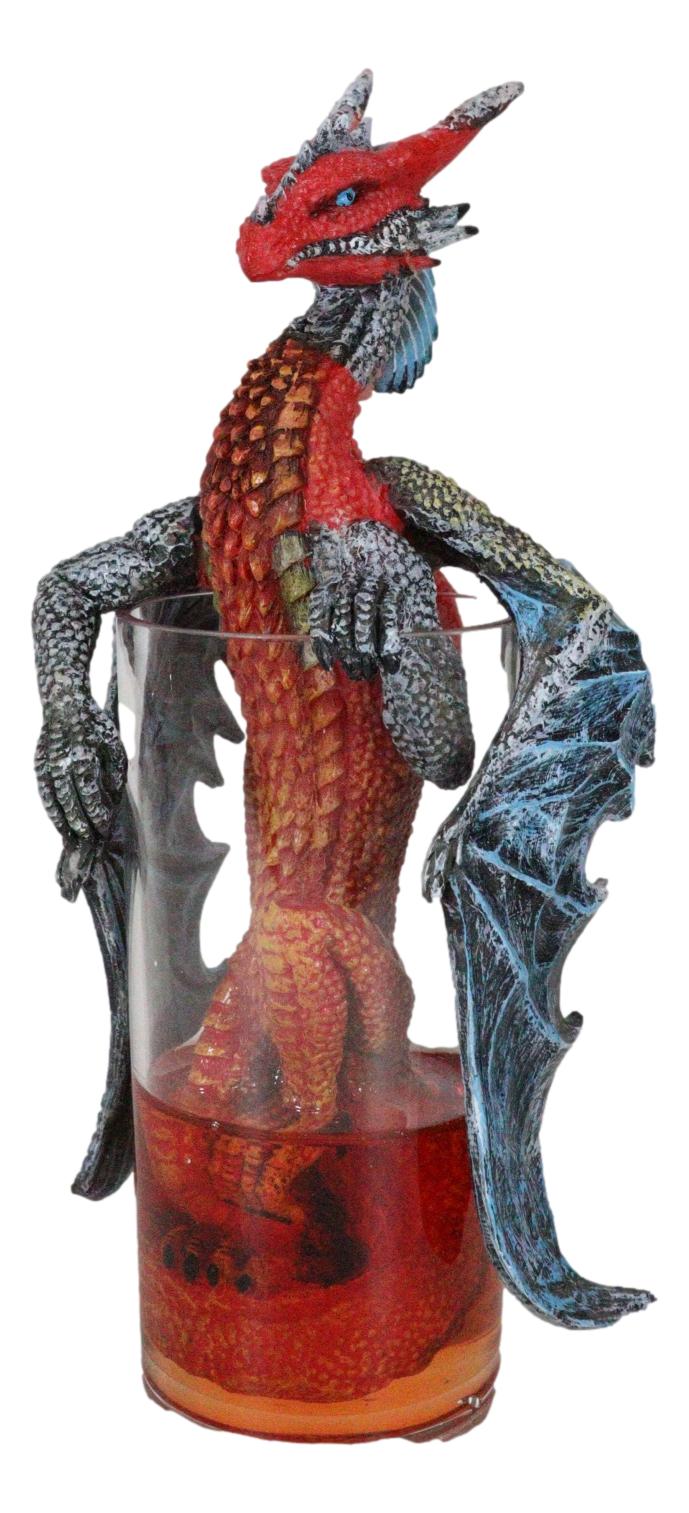 Spirit Cocktail Drink Long Island Ice Tea Dragon In Glass Shooter Figurine