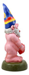 Ebros Free Spirited Smoking Naked Hippie Gnome Statue 13.5"H