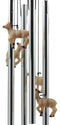 Ebros Deer Wind Chime Doe With Fawn Deer Family Decorative Wind Chime Patio