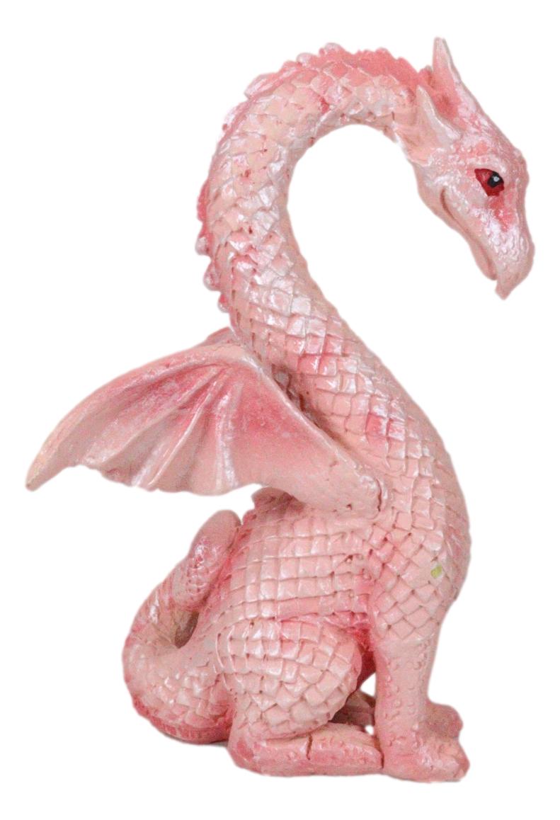 Ebros Valentines Cupid Love Dragon Couple Set of Two Blue and Pink