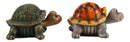 Ebros Nautical Colorful Shell Sea Turtles Tortoises Bobblehead Figurines Set