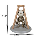 Unfortunate Lucky The Skeleton Pinched And Stuck Under A Ladder Figurine 4"H