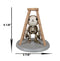 Unfortunate Lucky The Skeleton Pinched And Stuck Under A Ladder Figurine 4"H